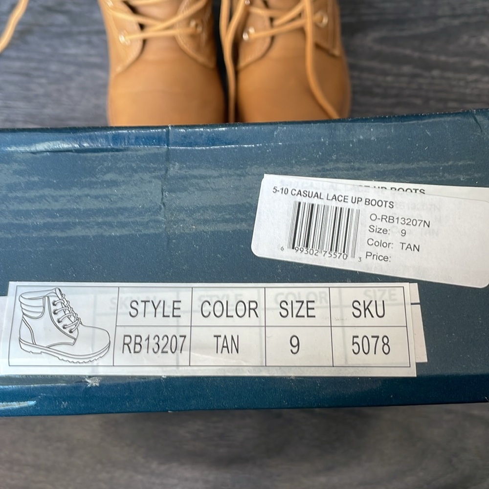 NWT Rugged Bear brown boots - Picture 5 of 6